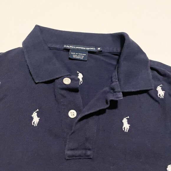 Ralph Lauren Sport Polo Tshirt Girls Size Medium Shirt - Picture 2 of 16
